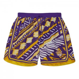 Short Mitchell & Ness Game Day Pattern Louisiana State University Hombre | 8319EHDLR