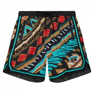 Short Mitchell & Ness Game Day Pattern Vancouver Grizzlies Hombre | 9873FHEBW