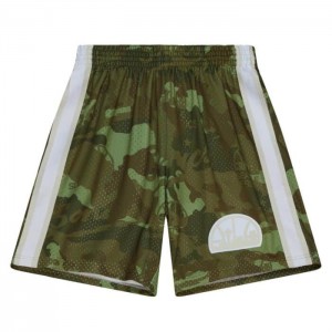 Short Mitchell & Ness Ghost Green Camo Seattle Supersonics 1984-85 Hombre | 8925SITCH