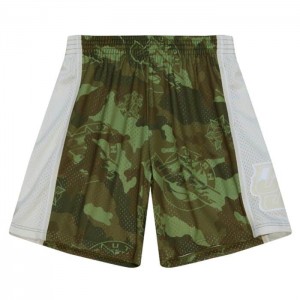 Short Mitchell & Ness Ghost Green Camo Utah Jazz 1998-99 Hombre | 2037MCLBO