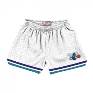 Short Mitchell & Ness Unisex Jump Shot Charlotte Hornets Mujer | 3598RUEMN