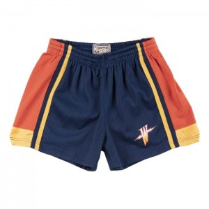 Short Mitchell & Ness Unisex Jump Shot Golden State Warriors Mujer | 2479GTBNW