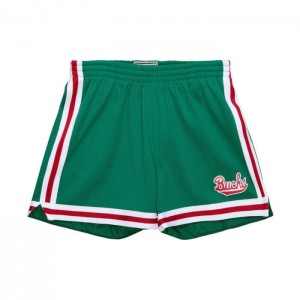 Short Mitchell & Ness Unisex Jump Shot Milwaukee Bucks Mujer | 7526WCJBF