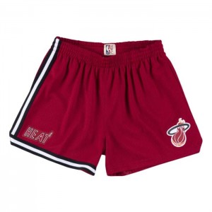 Short Mitchell & Ness Unisex Jump Shot Miami Heat Mujer | 6247KYUDM