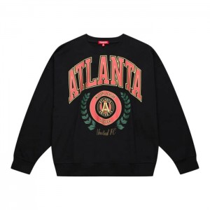 Sudadera con Capucha Mitchell & Ness Logo Lt Crew 2.0 Atlanta United FC Mujer | 8915PIAMZ