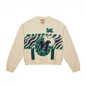 Sudadera con Capucha Mitchell & Ness M&N x Melody Ehsani Raglan Pullover Dallas Mavericks Mujer | 1265IGBKJ