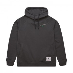 Sudaderas Mitchell & Ness Funnel Neck Pullover Philadelphia Eagles Mujer | 2513ZJHXY