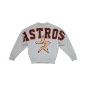 Sudaderas Mitchell & Ness Logo Fleece Houston Astros Mujer | 6714NJIVF