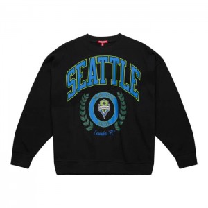 Sudaderas Mitchell & Ness Logo Lt Crew 2.0 Seattle Sounders FC Mujer | 9062UZXKJ
