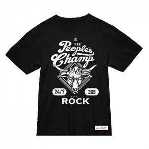 Tops Mitchell & Ness 24 7 365 Tee The Rock Hombre | 2170PHJXS