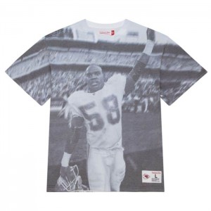 Tops Mitchell & Ness 4th And Goal Sublimated S/S Tee Kansas City Chiefs Derrick Thomas Hombre | 9205MWJQI