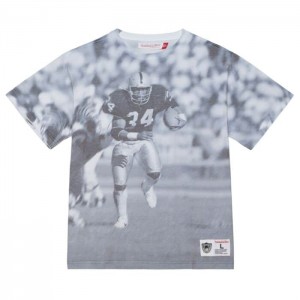 Tops Mitchell & Ness 4th And Goal Sublimated S/S Tee Los Angeles Raiders Bo Jackson Hombre | 2673OXSGN