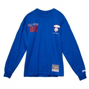 Tops Mitchell & Ness Aape Longsleeve Tee All-Star Hombre | 2137SVOKW