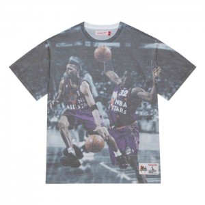 Tops Mitchell & Ness Above The Rim Sublimated S/S Tee Orlando Magic Hombre | 6580ACTUO