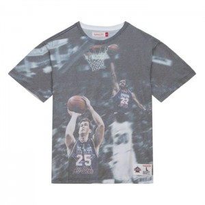 Tops Mitchell & Ness Above The Rim Sublimated S/S Tee Cleveland Cavaliers Hombre | 8573PTWRC