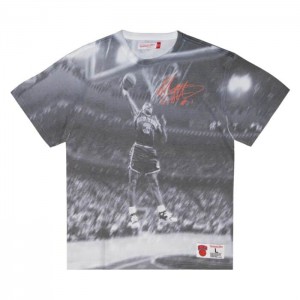 Tops Mitchell & Ness Above The Rim Sublimated SS Tee New York Knicks John Starks Hombre | 3025WYMCU