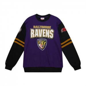 Tops Mitchell & Ness All Over Crew 2.0 Baltimore Ravens Hombre | 1705VDTIF