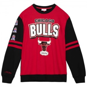 Tops Mitchell & Ness All Over Crew 2.0 Chicago Bulls Hombre | 3762OJSIT