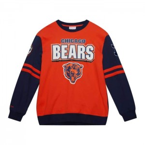 Tops Mitchell & Ness All Over Crew 2.0 Chicago Bears Hombre | 2586TJIDN