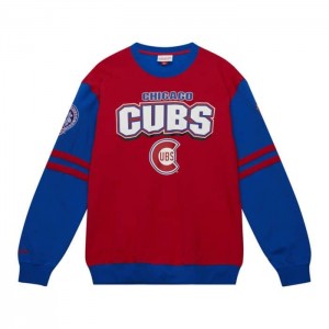 Tops Mitchell & Ness All Over Crew 2.0 Chicago Cubs Hombre | 3720TYWZF