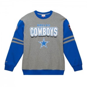 Tops Mitchell & Ness All Over Crew 2.0 Dallas Cowboys Hombre | 4253QIVLP