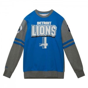 Tops Mitchell & Ness All Over Crew 2.0 Detroit Lions Hombre | 6305ZQESK