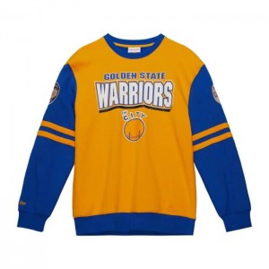 Tops Mitchell & Ness All Over Crew 2.0 Golden State Warriors Hombre | 7238JBUNW