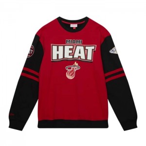 Tops Mitchell & Ness All Over Crew 2.0 Miami Heat Hombre | 3254WQSRM