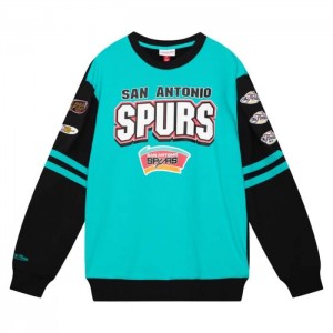Tops Mitchell & Ness All Over Crew 2.0 San Antonio Spurs Hombre | 2378SUVRA