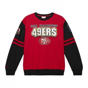 Tops Mitchell & Ness All Over Crew 2.0 San Francisco 49ers Hombre | 8943VTHKJ