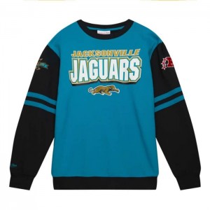 Tops Mitchell & Ness All Over Crew 2.0 Tee Jacksonville Jaguars Hombre | 4319YZITS
