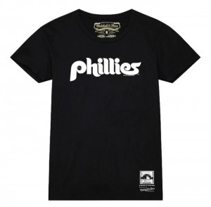 Tops Mitchell & Ness Basic Wordmark 2 Philadelphia Phillies Mujer | 2837KPEWV