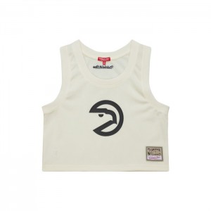 Tops Mitchell & Ness Extra Crop Tank Atlanta Hawks Mujer | 3945QCVDN