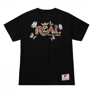 Tops Mitchell & Ness Floral SS Real Salt Lake Mujer | 6482PKCBO