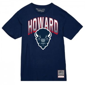 Tops Mitchell & Ness Halftime Tee Howard University Mujer | 8927JWDKS