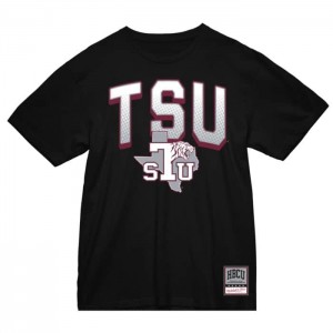 Tops Mitchell & Ness Halftime Tee Texas Southern University Mujer | 7916LWBAE