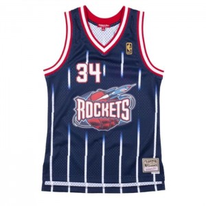 Tops Mitchell & Ness Houston Rockets 1996-97 Hakeem Olajuwon Mujer | 3864OSFUH