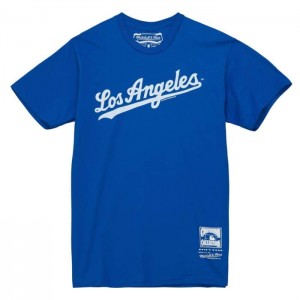 Tops Mitchell & Ness MLB Tee Dodgers Hombre | 6195WREJD