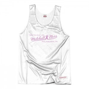 Tops Mitchell & Ness M&N Breast Cancer Awareness Mesh Tank Mujer | 4961DXQTK