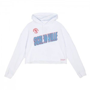 Tops Mitchell & Ness M&N x DJ Screw Screwville Crop Pullover Mujer | 8975OUNXZ