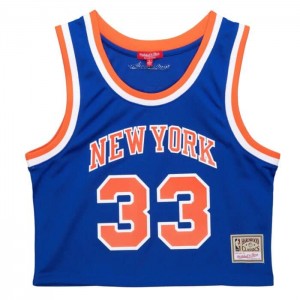 Tops Mitchell & Ness N&N Crop Tank New York Knicks 1991 Patrick Ewing Mujer | 0428CLSPH