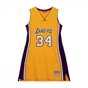 Tops Mitchell & Ness N&N Vestido Los Angeles Lakers 1999 Shaquille O'Neal Mujer | 9634KJIVH