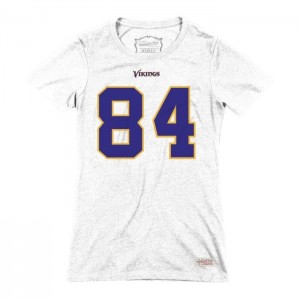 Tops Mitchell & Ness Name & Number Tee Minnesota Vikings Randy Moss Mujer | 1730KOAZG