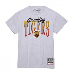 Tops Mitchell & Ness Script Arc Tee Grambling State University Mujer | 7136XAQHE