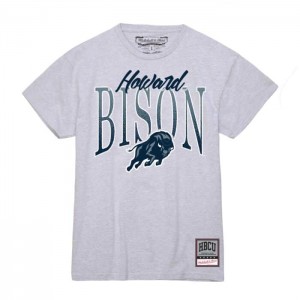 Tops Mitchell & Ness Script Arc Tee Howard University Mujer | 9052GCWEF