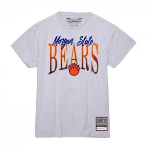 Tops Mitchell & Ness Script Arc Tee Morgan State University Mujer | 3972RFKLX