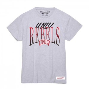 Tops Mitchell & Ness Script Arc Tee UNLV Mujer | 3091QUONF