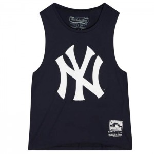 Tops Mitchell & Ness Tonal Logo Story Tank New York Yankees Mujer | 6452QWXKI