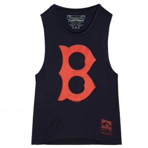 Tops Mitchell & Ness Tonal Logo Story Tank Boston Red Sox Mujer | 7895LMDGA